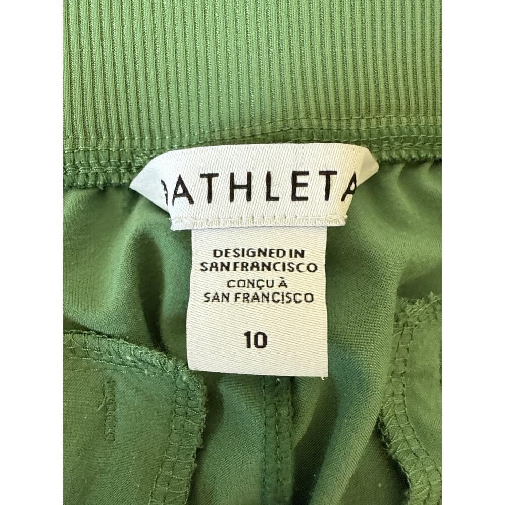 Athleta Brooklyn Ankle Pant Vineyard Green Pants Women’s Size 4 Travel Casual - Picture 8 of 11